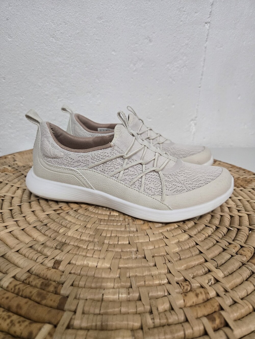 Skeckers Taupe Slip On Sneakers 8 - Picture 8 of 8